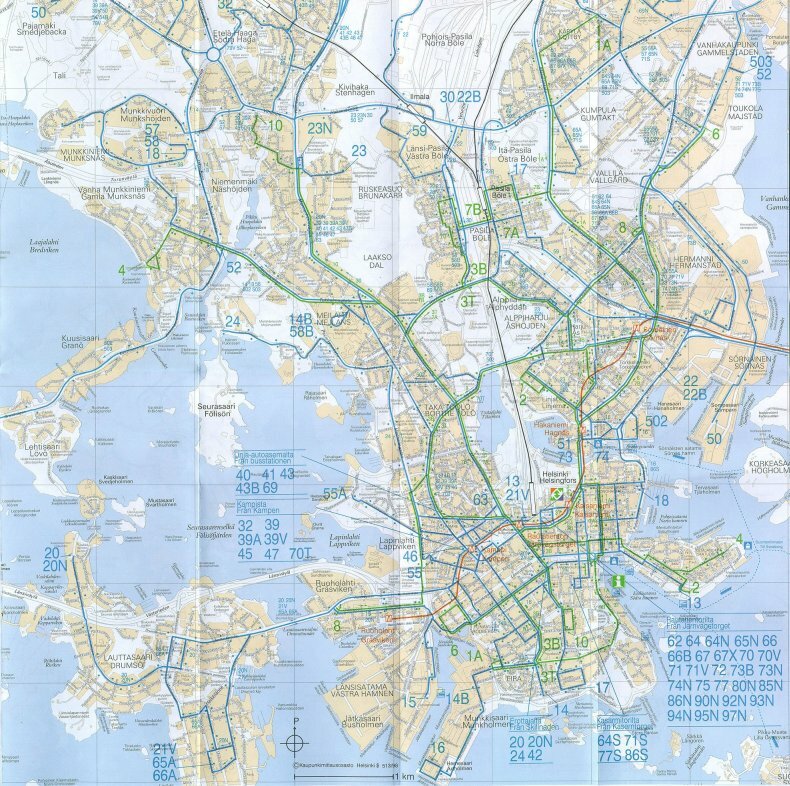 карта финляндии