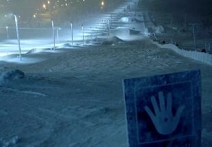 Сноу-парк на горнолыжном курорте Юлляс в Финляндии